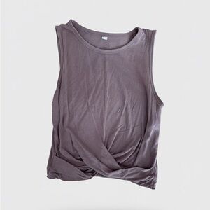 ALO Yoga Twist Front Tank Top - Purple